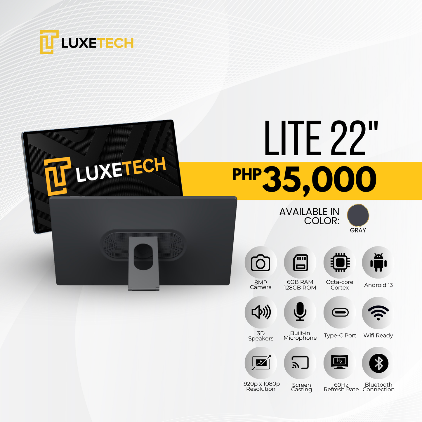 Luxetech LITE 22"