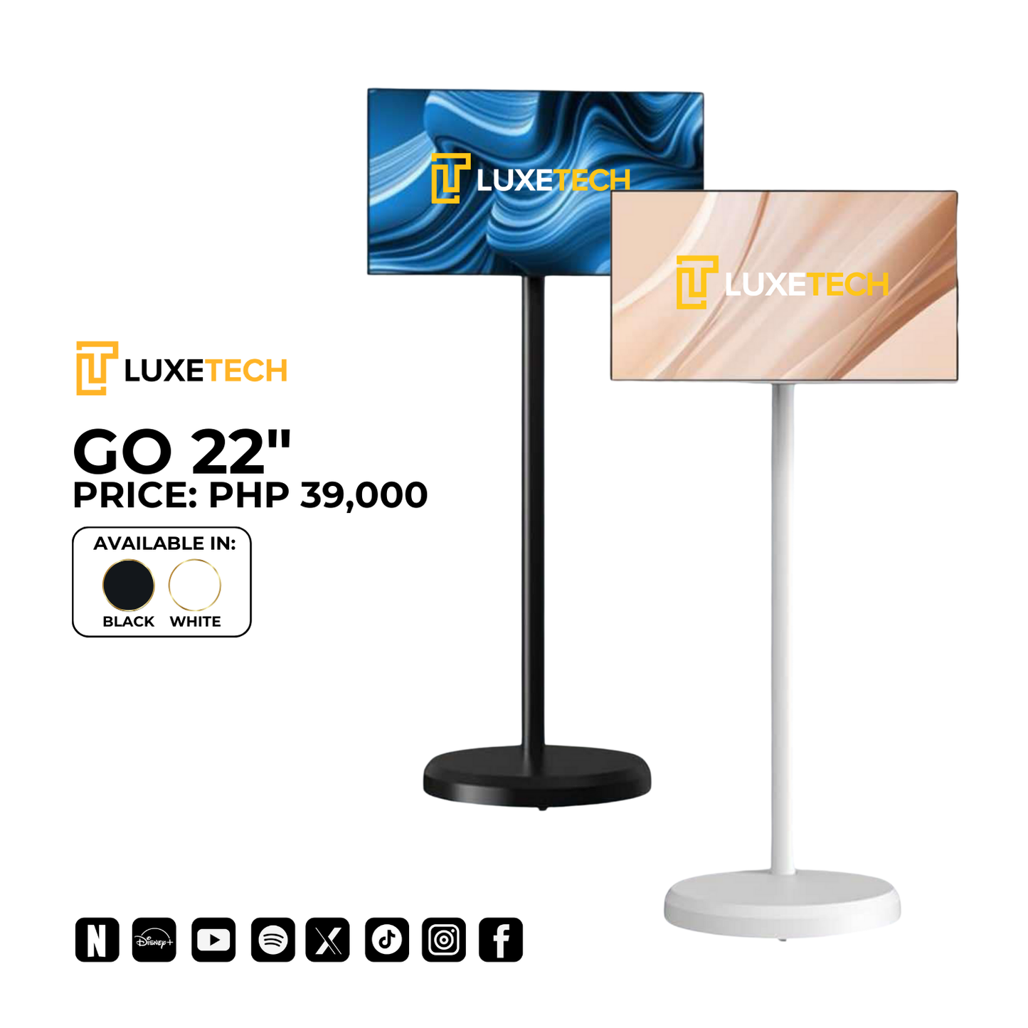Luxetech GO 22"