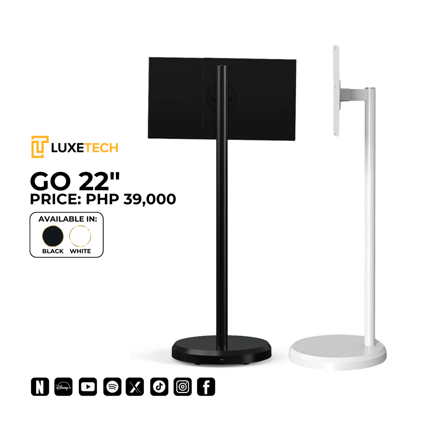 Luxetech GO 22"