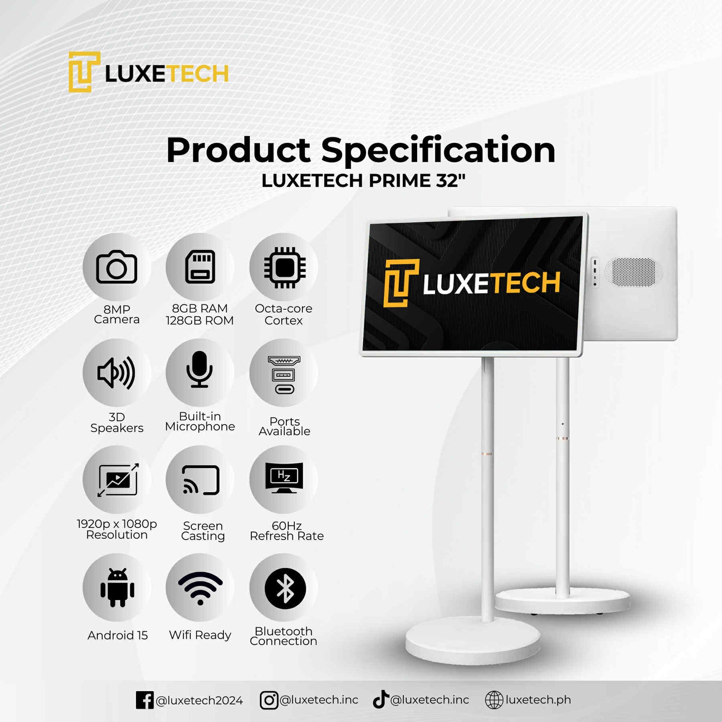 Luxetech Prime 32"