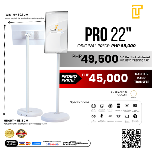 Luxetech PRO 22"
