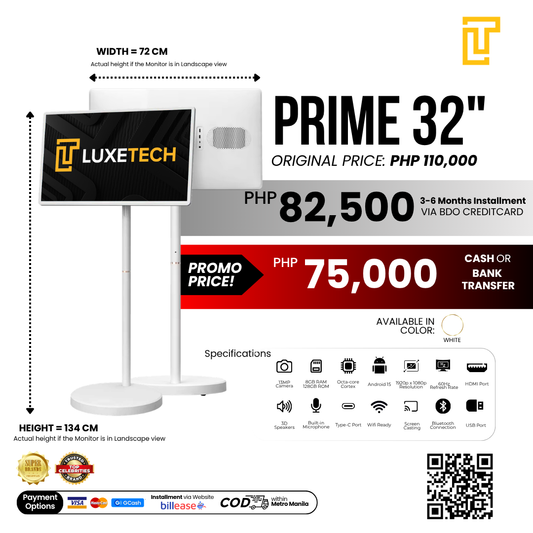 Luxetech Prime 32"