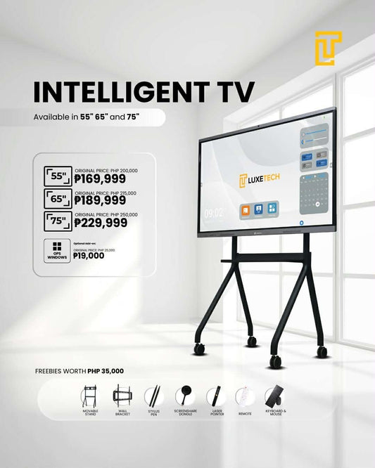 Luxetech iTV Smart Board - 55" 65" 75"