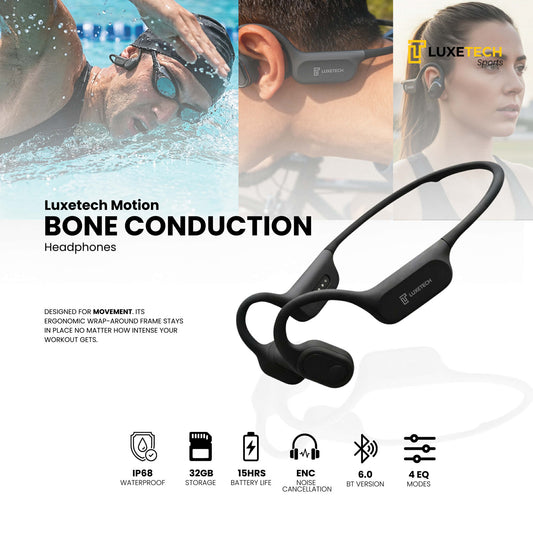 Luxetech Motion- Bone Conduction Headphones