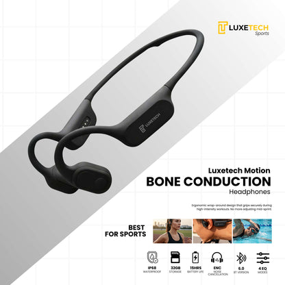 Luxetech Motion- Bone Conduction Headphones