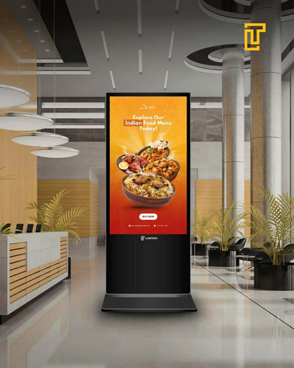 Luxetech Ad 43" and 55" - Digital Floor Stand Kiosk